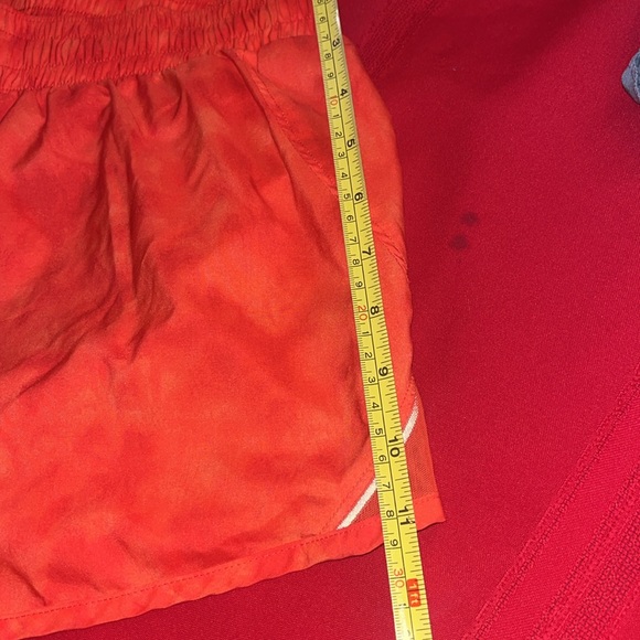 Medium Orange Running Shorts - Picture 8 of 9